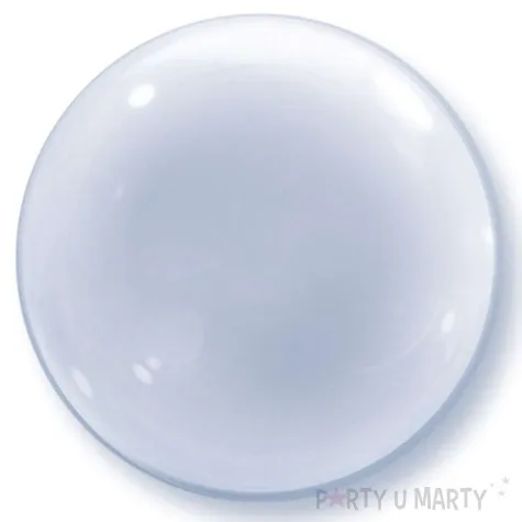 balon foliowy kula transparentna qualatex 20 orb