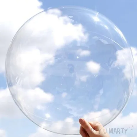 balon foliowy kula transparentny grabo 18 orb