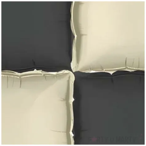 balon foliowy kurtyna scianka do zdjec czarny bezowy 14 partydeco sqr