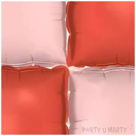 balon foliowy kurtyna scianka do zdjec czerwony rozowy 14 partydeco sqr