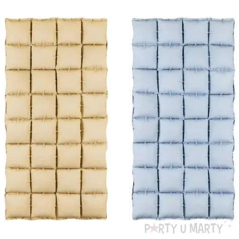 balon foliowy kurtyna scianka do zdjec niebieski bezowy partydeco 43 shp