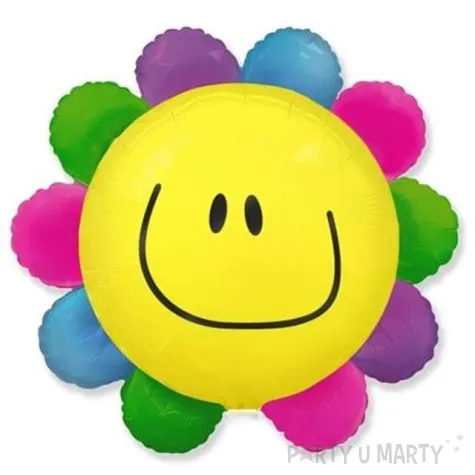 balon foliowy kwiatek teczowy flexmetal 14 shp