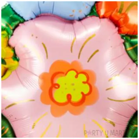 balon foliowy kwiaty stojacy partydeco 34 shp
