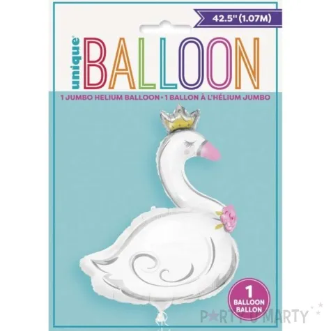 balon foliowy labedz korona unique 43 shp