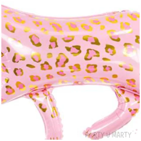 balon foliowy lampart rozowy partydeco 40 shp