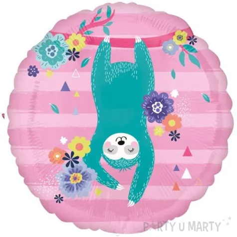 balon foliowy leniwiec amscan 17 rnd