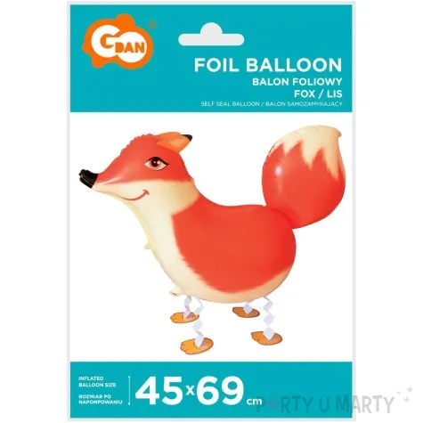 balon foliowy lis pomaranczowy godan 27 awk