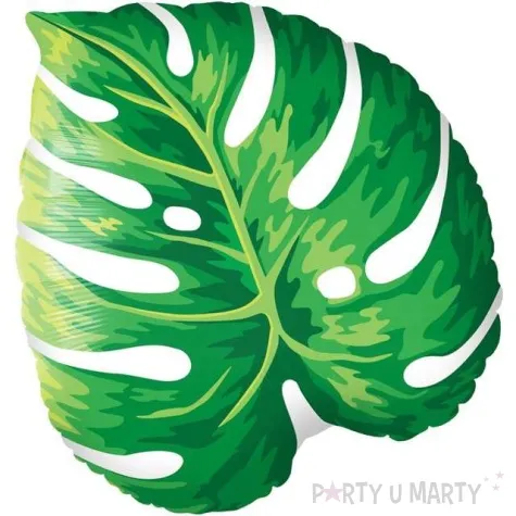 balon foliowy lisc monstera qualatex 21 shp