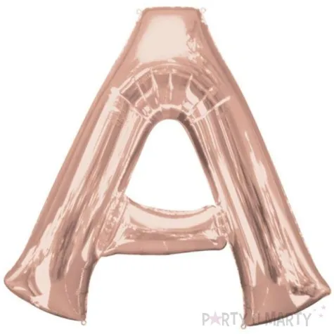 balon foliowy litera a szampanski amscan 32 ltr
