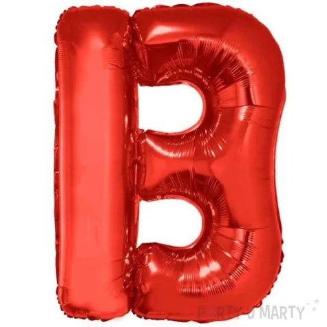 balon foliowy litera b czerwony funny fashion 40 ltr