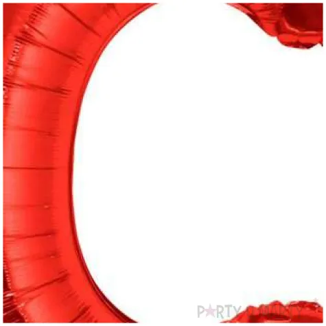 balon foliowy litera c czerwony funny fashion 40 ltr