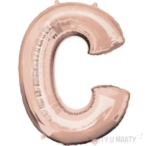 balon foliowy litera c szampanski amscan 32 ltr