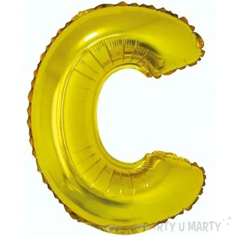 balon foliowy litera c zloty godan 14 ltr