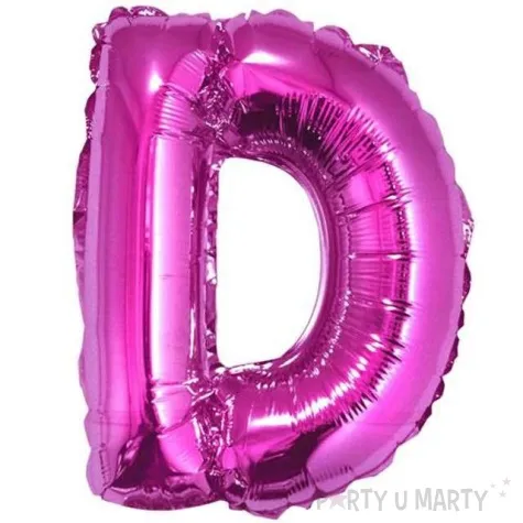 balon foliowy litera d rozowy godan 14 ltr