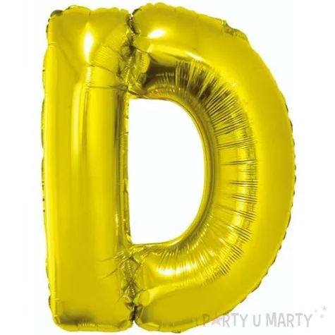 balon foliowy litera d zloty godan 32 ltr