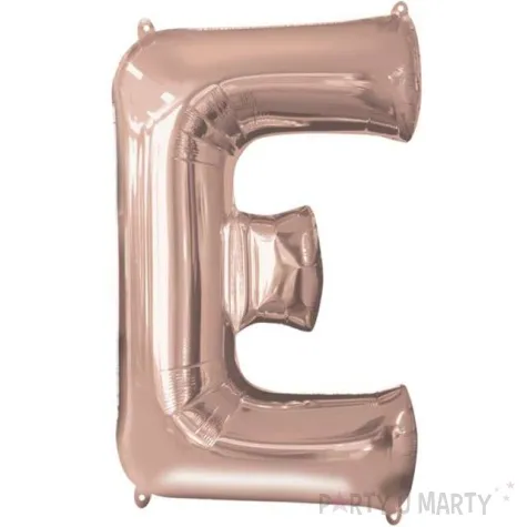 balon foliowy litera e szampanski amscan 32 ltr
