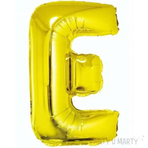 balon foliowy litera e zloty godan 14 ltr