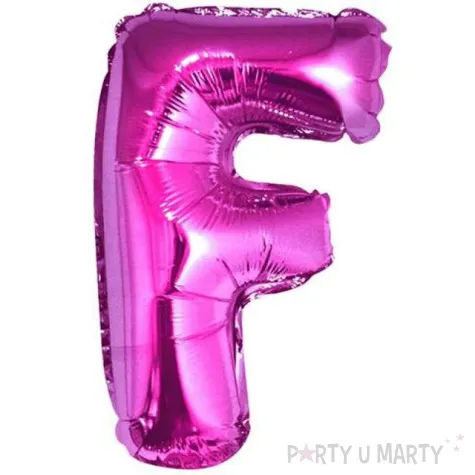 balon foliowy litera f rozowy godan 14 ltr