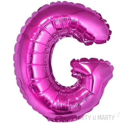 balon foliowy litera g rozowy godan 14 ltr