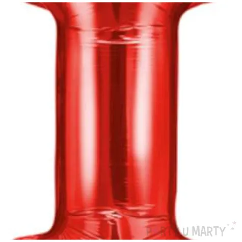 balon foliowy litera i czerwony partydeco 14 ltr