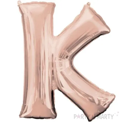 balon foliowy litera k szampanski amscan 32 ltr