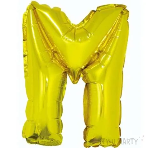 balon foliowy litera m zloty godan 14 ltr