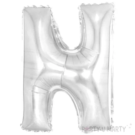 balon foliowy litera n 16 oem srebrny