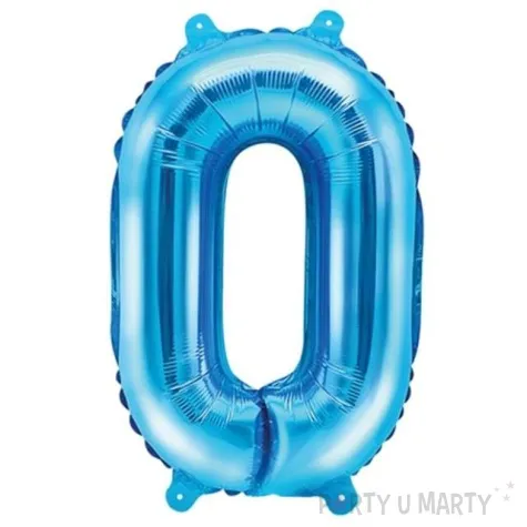 balon foliowy litera o 14 partydeco niebieski