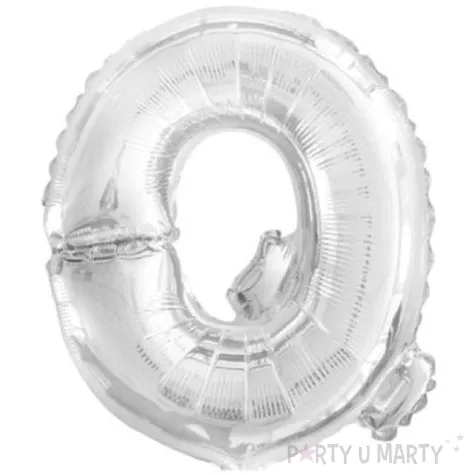 balon foliowy litera q 16 oem srebrny