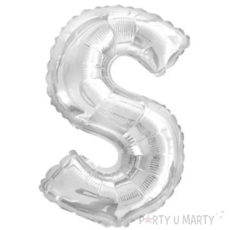 balon foliowy litera s 16 oem srebrny