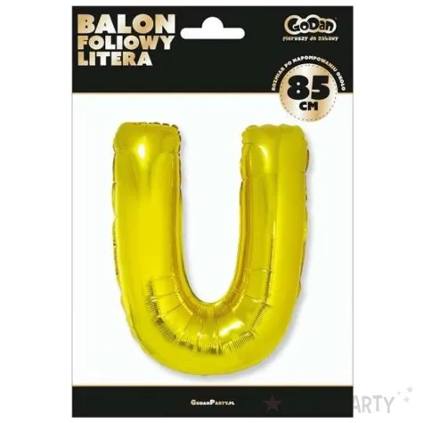 balon foliowy litera u 32 godan zloty
