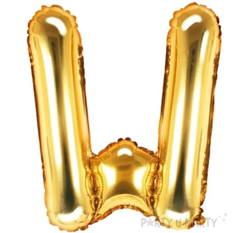 balon foliowy litera w 14 partydeco zloty