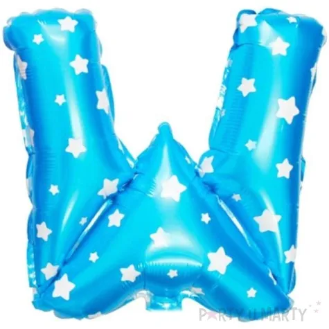 balon foliowy litera w 16 oem blekitny