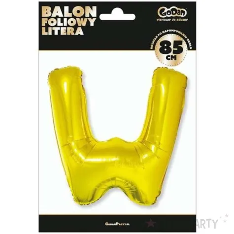 balon foliowy litera w 32 godan zloty