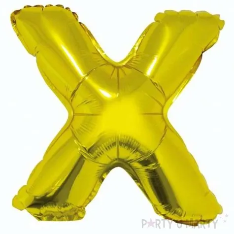balon foliowy litera x 14 godan zloty
