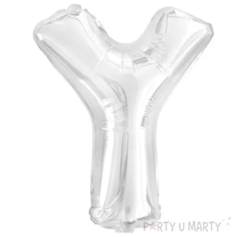balon foliowy litera y 16 oem srebrny