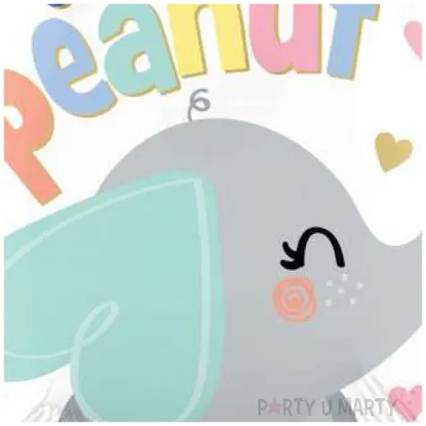 balon foliowy little peanut slonik amscan 18 rnd