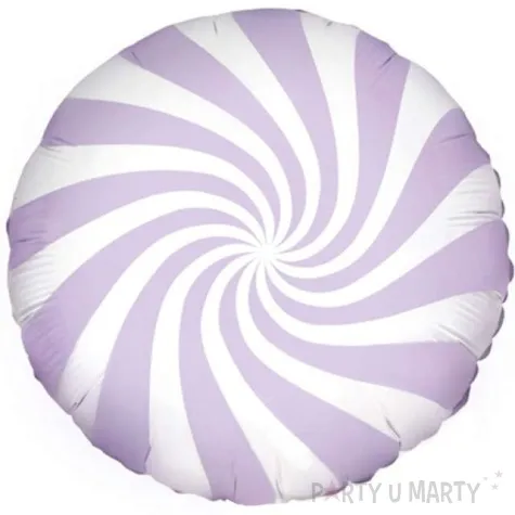 balon foliowy lizak fioletowy partydeco 18 rnd