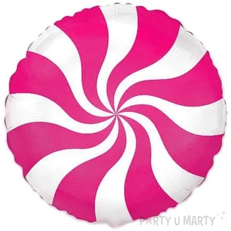 balon foliowy lizak rozowy flexmetal 18 rnd