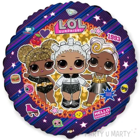balon foliowy lol suprise 1993 flexmetal 18 rnd