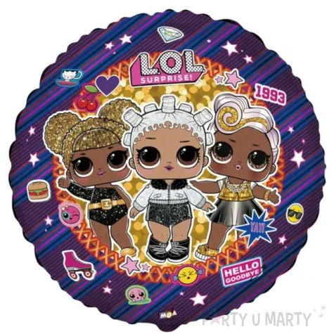 balon foliowy lol surprise 1993 flexmetal 18 rnd