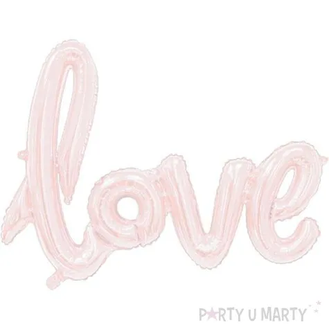 balon foliowy love rozowy godan 27 shp