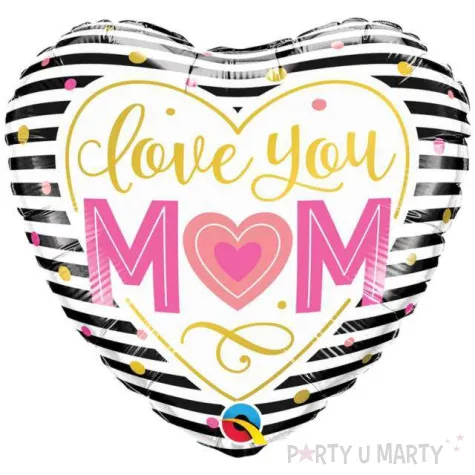 balon foliowy love you mom qualatex 18 hrt