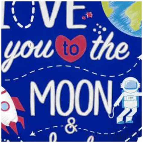 balon foliowy love you to the moon flexmetal 18 hrt