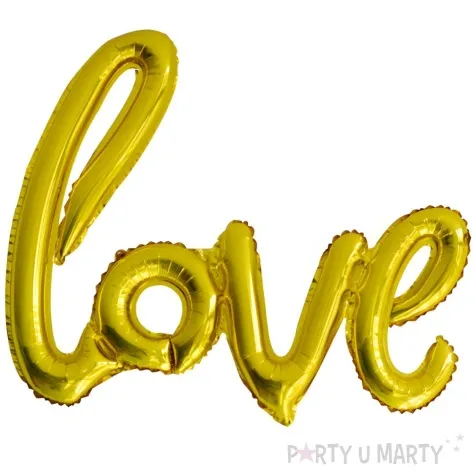 balon foliowy love zloty 7 7 40 shp