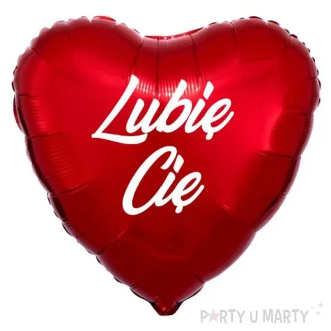 balon foliowy lubie cie czerwony 18 hrt