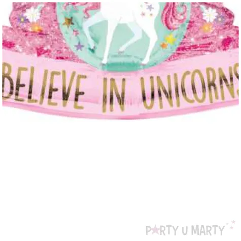 balon foliowy magiczny jednorozec ramka selfie amscan 26 shp