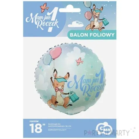 balon foliowy mam juz roczek kangurek godan 18 rnd