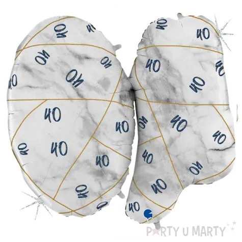 balon foliowy marmur 40 granatowy grabo 40 shp