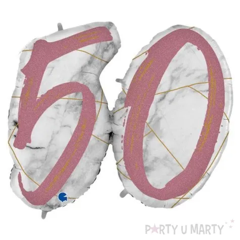balon foliowy marmur 50 rozowy grabo 44 shp